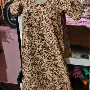 😍Leaves Printed Daily Wear Kurti🥰