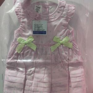 PREMIUM SOFT COTTON FROCK FOR 6-9 MONTH GIRL