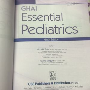 Pediatrics OP GHAI