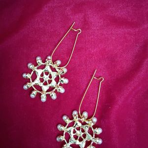 Kundan Drop Earrings