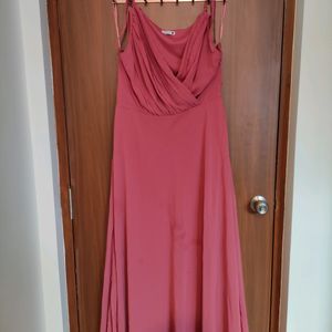 Peach Maxi Dress