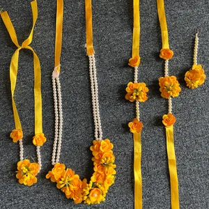 Haldi Flower jwellery