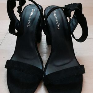 SNEA Block Heel Sandals