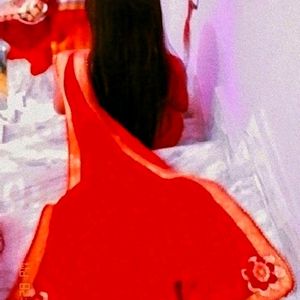 Combo Of 2 Red Saree