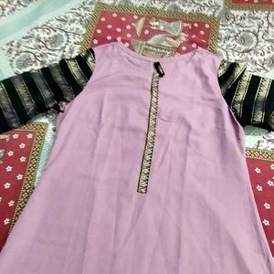 office/college wear peach colour kurti