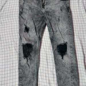 Black Rugged Jeans