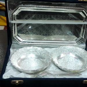 Silver Bowl Set for Gifting Purpose