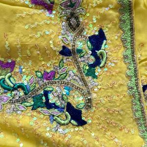 Handwork Heavy Saree For Wedding Season