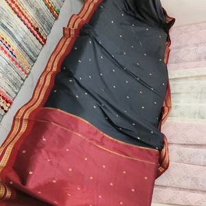 Black & Red Saree (Women)