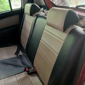 Wagon R Seat Cover - Dual Tone Black and Cream