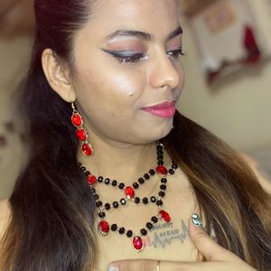 Crystal Kundan Jewellery Set