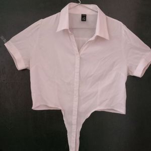 Half Sleeve Shirt With Knot