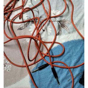 Combo Of Guitar Cable , Pickup And Amplifier