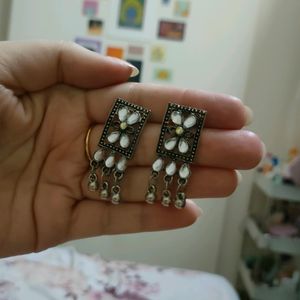 Oxidized Earrings