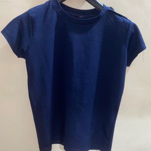 Blue Casual Top