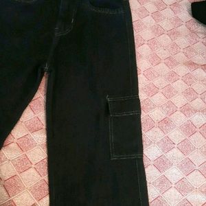 Charcoal Cargo Jeans😁 (🫴 Offer)