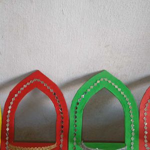 Wall Diya Stand /Wall Decoration