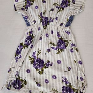 Vintage Lavender Floral Top