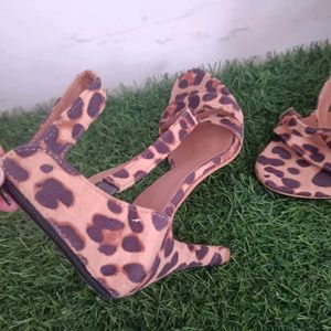 Leopard Print Pencil Heel