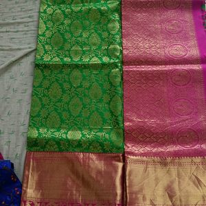 100% Pure New Kanjivaram Saree For Sale