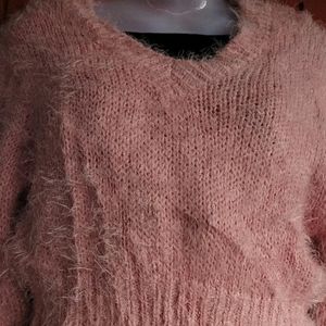 Angora Crop Sweater