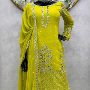 Gorgeous Sharara With Short Top