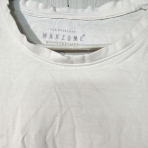 Max White T-shirt  Size- S