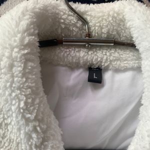 Korean Aesthetic Crop Teddy Wool Jacket