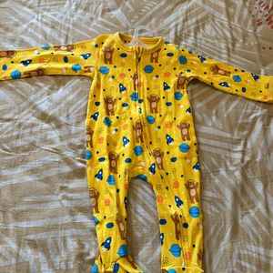 Babyhug Yellow Night Suit