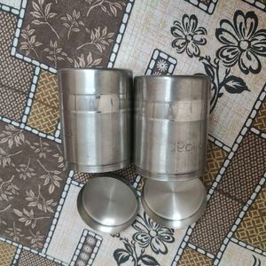 Steel Coffee & Sugar Container 500gm