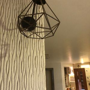 Rot Iron Wall Lamp