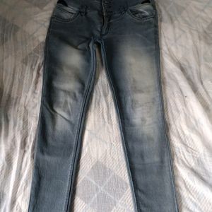 Grey Wash Jean