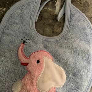 Cute Elephant Bibs (Combo Of 3)