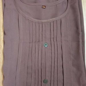 Women's Top In Brown Colour