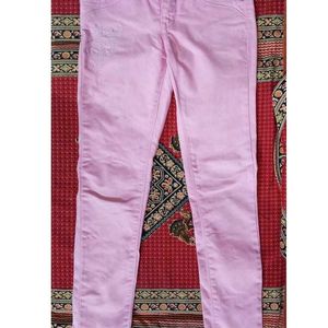 Pink Jeans For Girls🌸💕