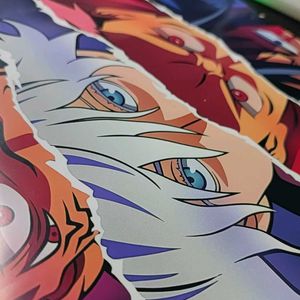 Anime Character Eyes Poster