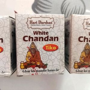 White Chandan Tilak