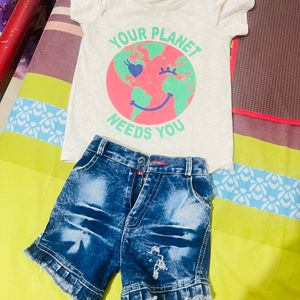 Baby Top& l shorts