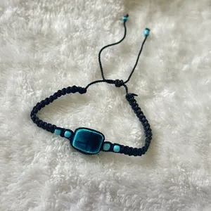 Blue Stone Hand Bracelet