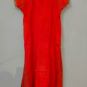 Red Anarkali