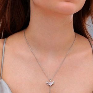 Angel's GraceVintage Rose Heart Pendant Necklace