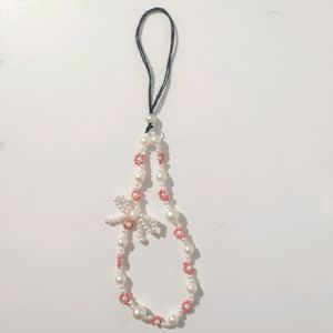 pearl phone charm