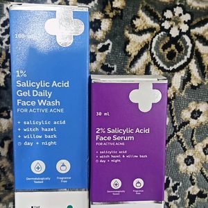 Salicylic Acid Serum And Facewash