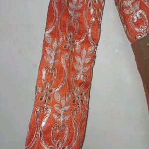 Sale 200Very Beautiful Daimond And Heavy Work Gown