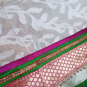 💥🆕️ Brasso Saree With Heavy Brocade Border