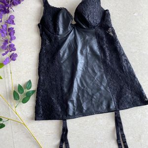 Sexy Black Net Lace Nightie