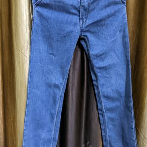 Blue Mid Rise Jeans For Boys