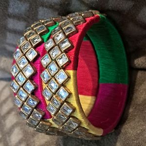 fancy stone studded bangle