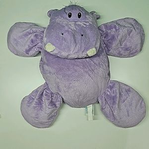 Purple Hippo Cute Soft Plush For Cuddling