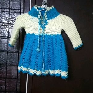 Crochet Handmade Frock For Baby Girl